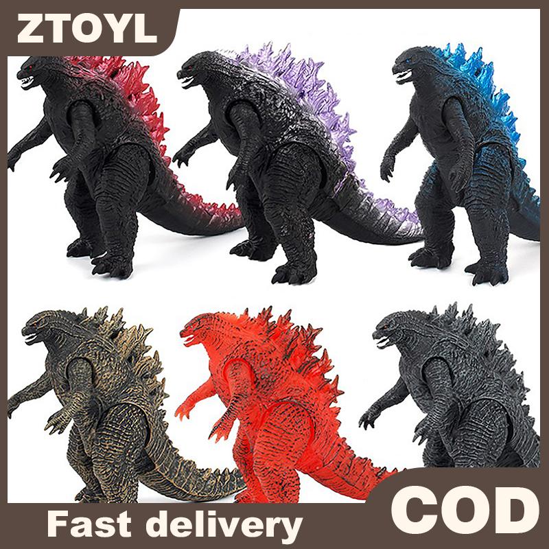 ZTOYL Godzilla x Kong: Đế Chế Mới màu sắc mới hành động Anime hình Titan Godzilla 22cm keo mềm mô hình búp bê Quái Vật Đồ trang trí đồ chơi