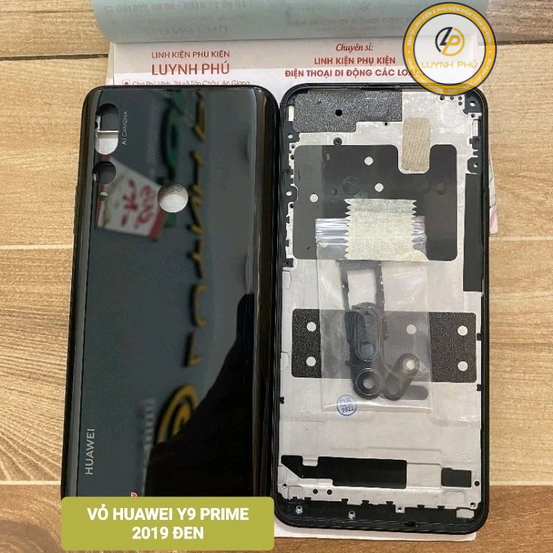 Vỏ huawei y9 prime 2019 có khay sim khung sườn
