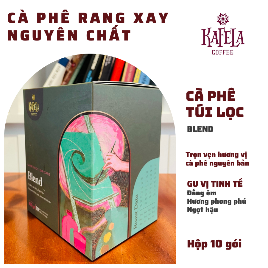 Cà phê phin giấy túi lọc Kafela Drip Coffee