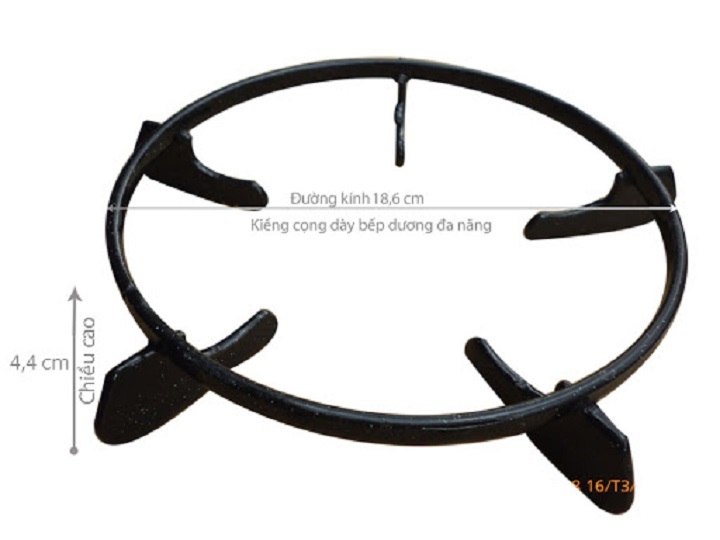 [HCM]Bộ đôi 2 cái kiềng TK dành cho bếp gas Hồng Ngoại mặt kính