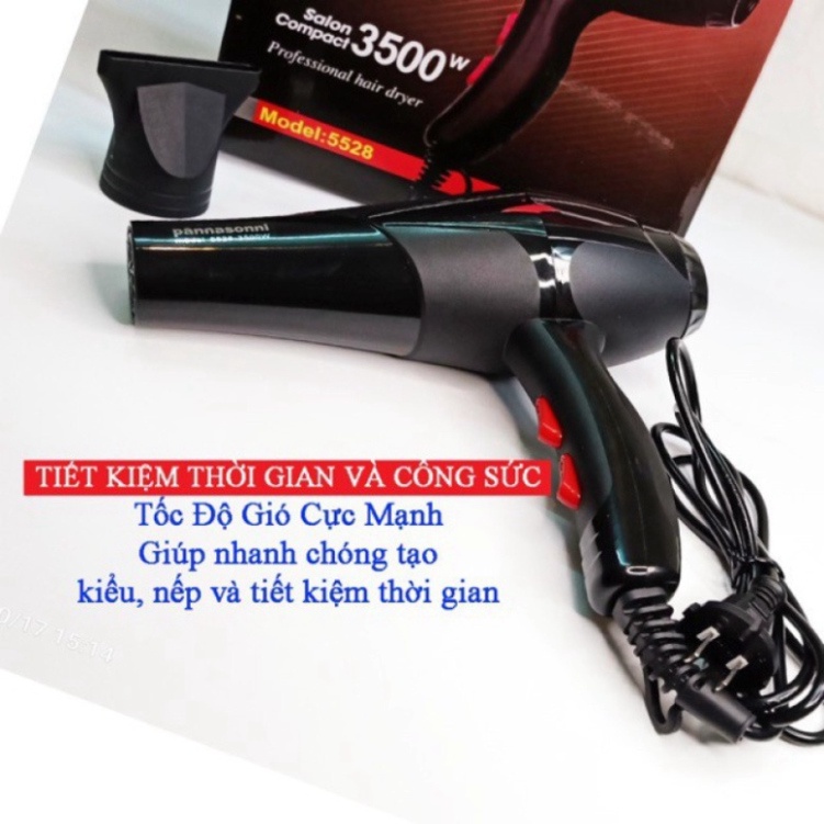Máy Sấy Tóc 2 Chiều Nóng Lạnh Công Suất Lớn PANA-3500W