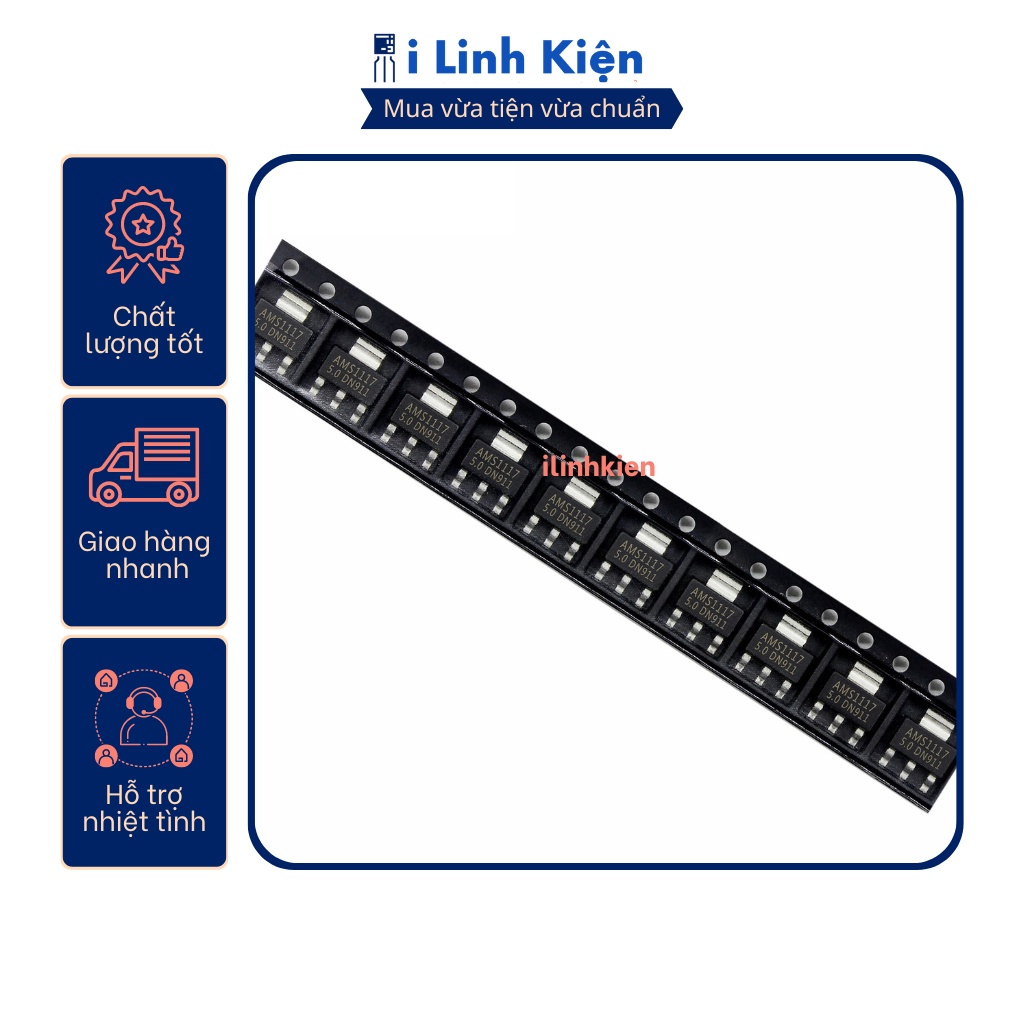 AMS1117-5.0V IC ổn áp 5V 1A SOT-223