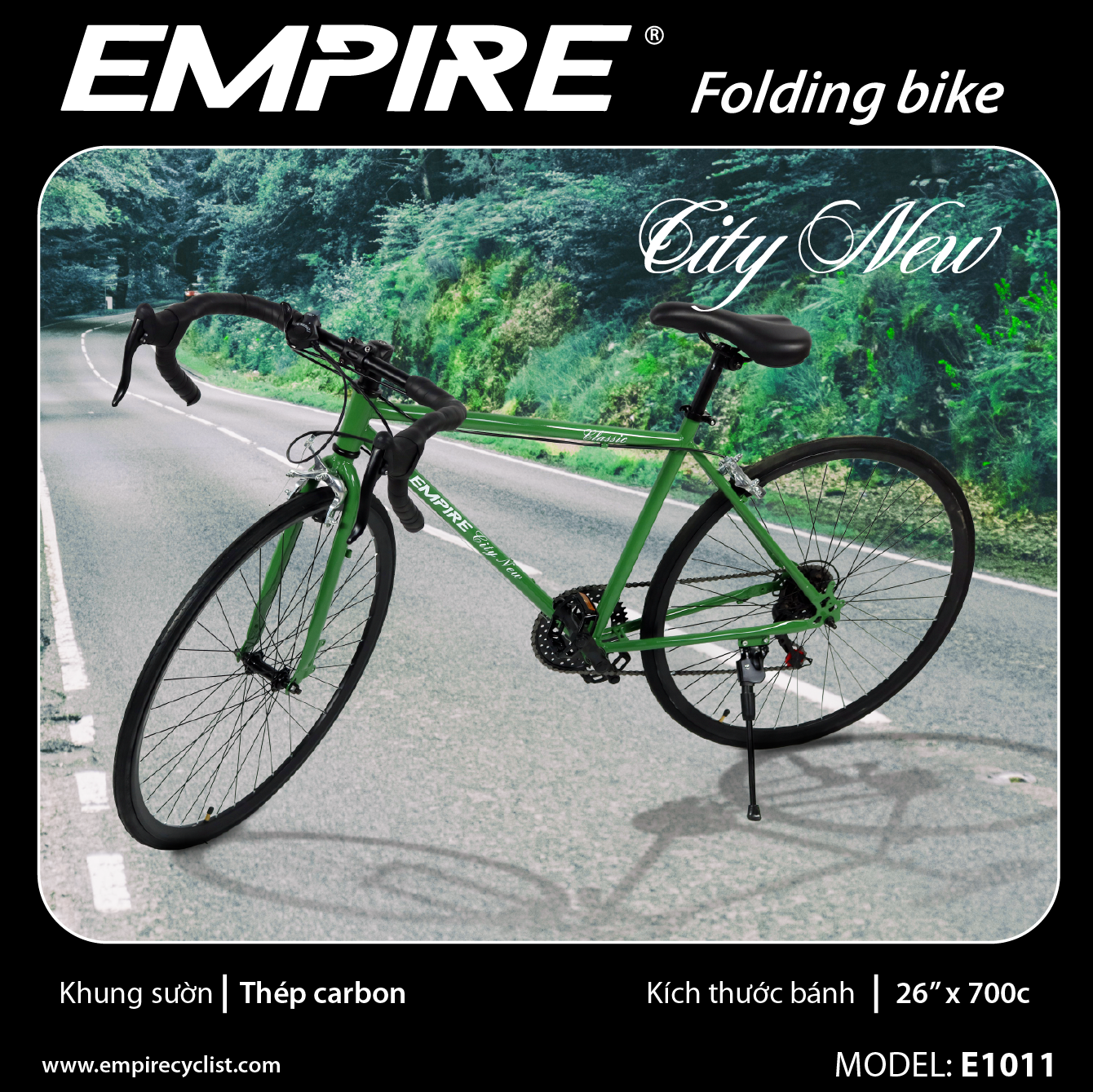 XE ĐẠP ROAD EMPIRE SỪNG TRÂU