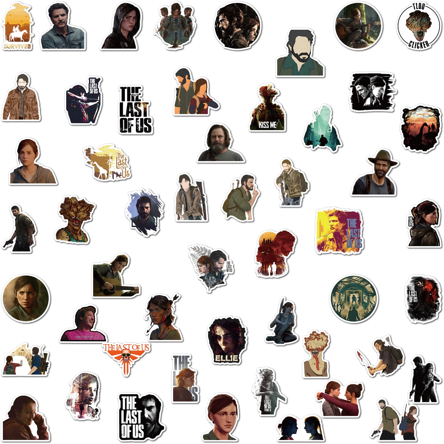 %E3%80%90The%20Quiet%20Page%E3%80%9110/50pcs%20New%20Tv%20Show%20The%20Last%20Of%20Us%20Vinyl%20Stickers%20Set%20Joel%20Abby%20Ellie%20Fridge%20Phone%20Luggage%20Ps5%20Game%20Stickers%20Children%20Toy%20-%20Image%204