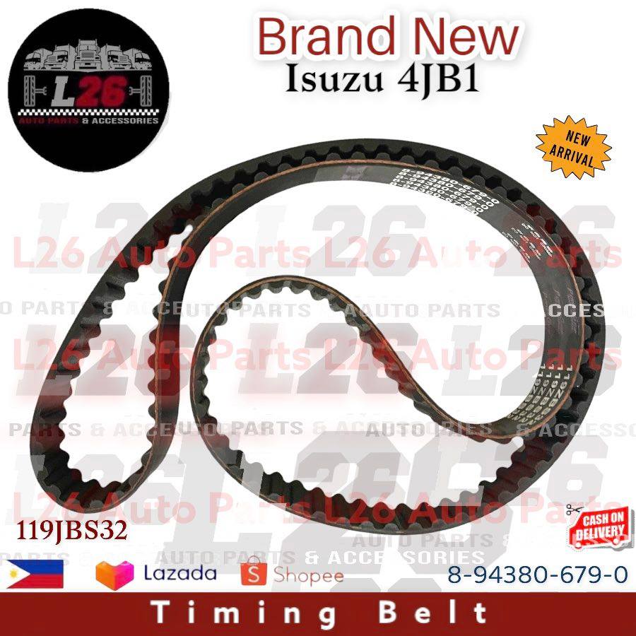 Isuzu 4JB1 Timing Belt 8943806790 119JBS32 Lazada PH