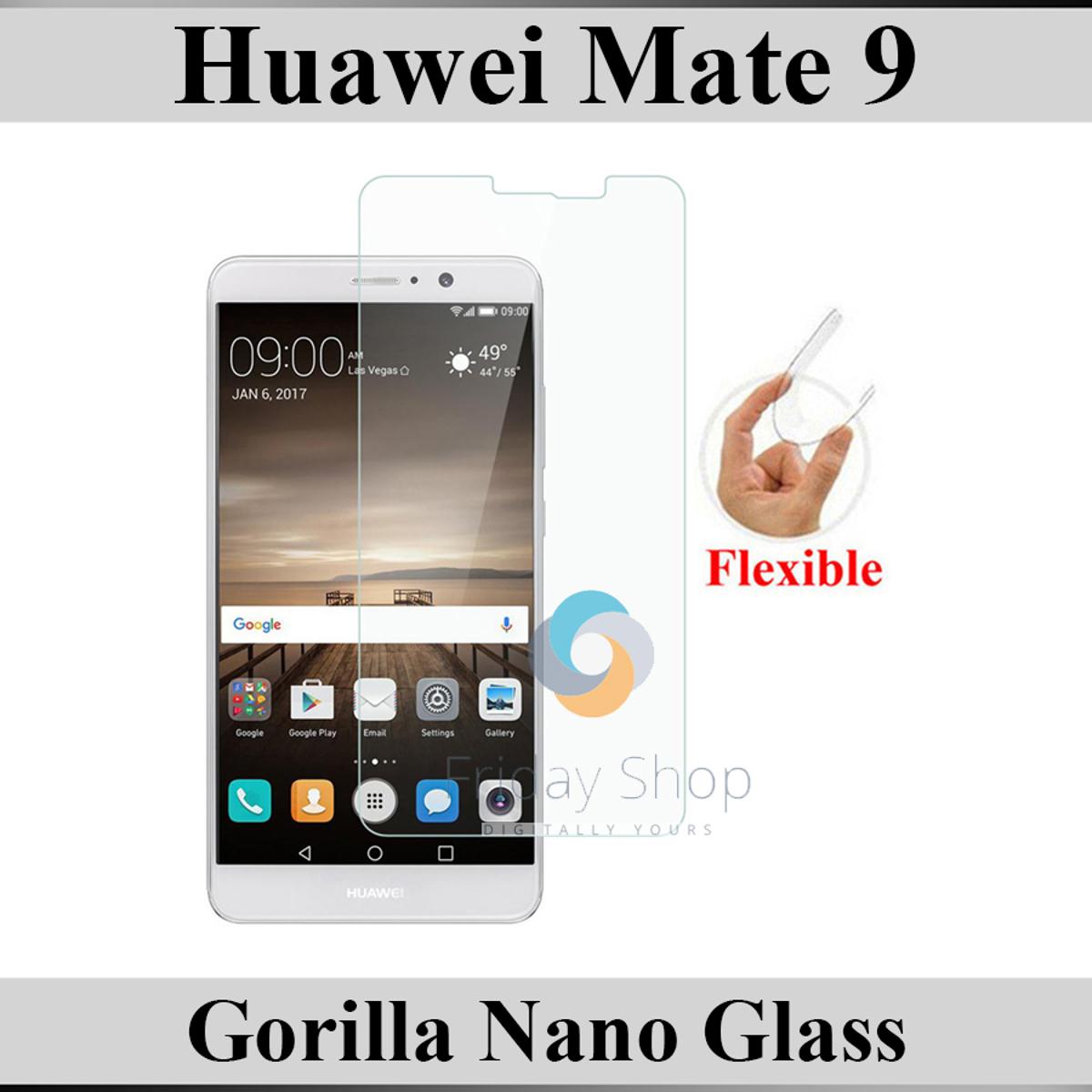 Huawei Mate 9 Unbreakable Gorilla Flexible Nano Glass Premium High Quality Screen Protector For Huawei Mate 9. 
