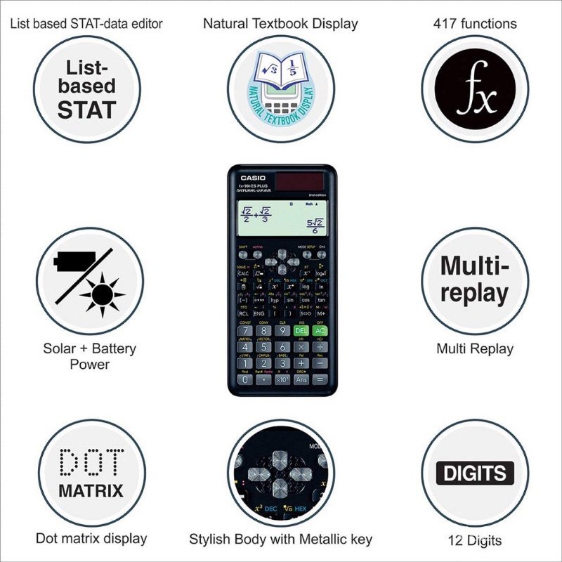 CASIO fx-991ES PLUS Scientific Calculator