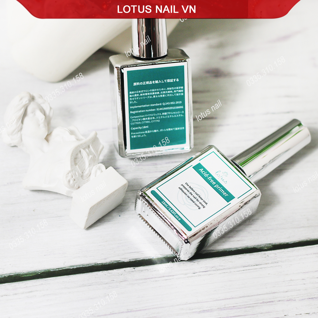 Kiềm dầu ( Primer ), khử dầu lotus chai 18ml