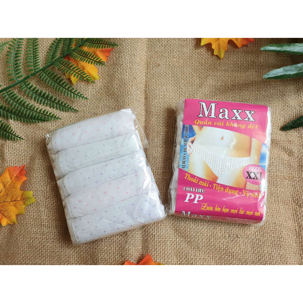 Set 10 cái quần lót giấy maxx - full size - dùng 1 lần cho mẹ sau sinh