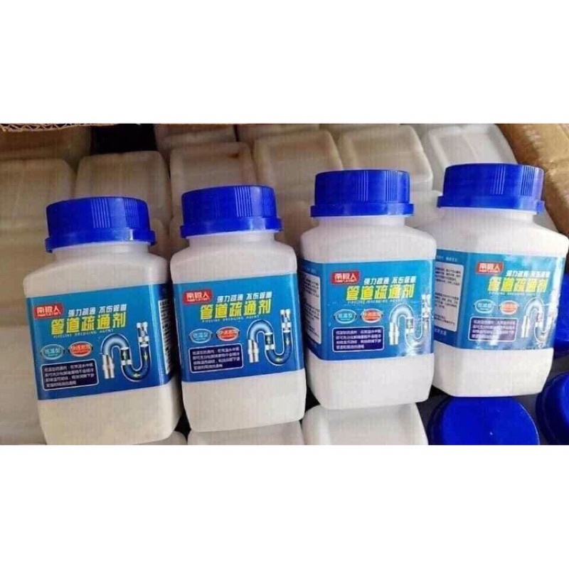 Bột thông cống đa năng -Bột thông cống vuông nắp xanh chóng tắc nghẽn diệt khuẩn - yenstore