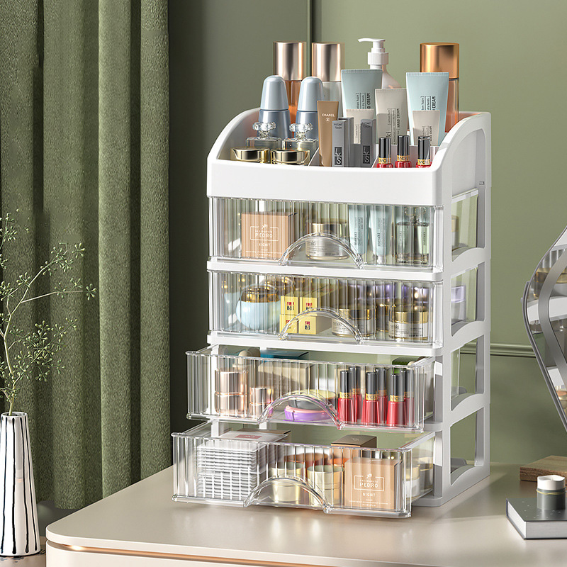Desktop storage box, storage drawer, multi-layer storage cabinet, cosmetics storage, jewelry box, multi-functional organizing box, stationery storage box, cosmetics shelf