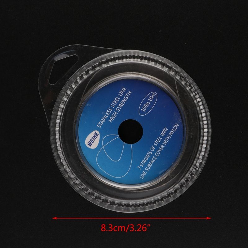 SALES】 Stainless Steel Wire Lures Leader Trace Fishing Lines Accessories  10m 7 Strands