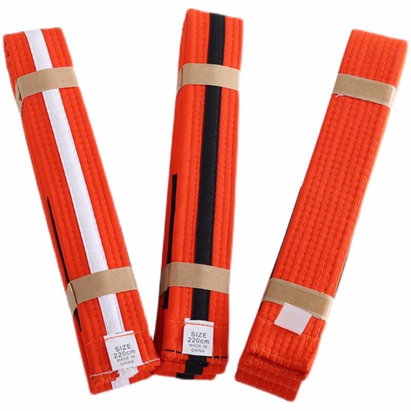 【Special offer】 New Sports Jiu Jitsu Brazilian JiuJitsu Belt BJJ Gi For Kids With Ranking Stripes Martial Arts Belts.