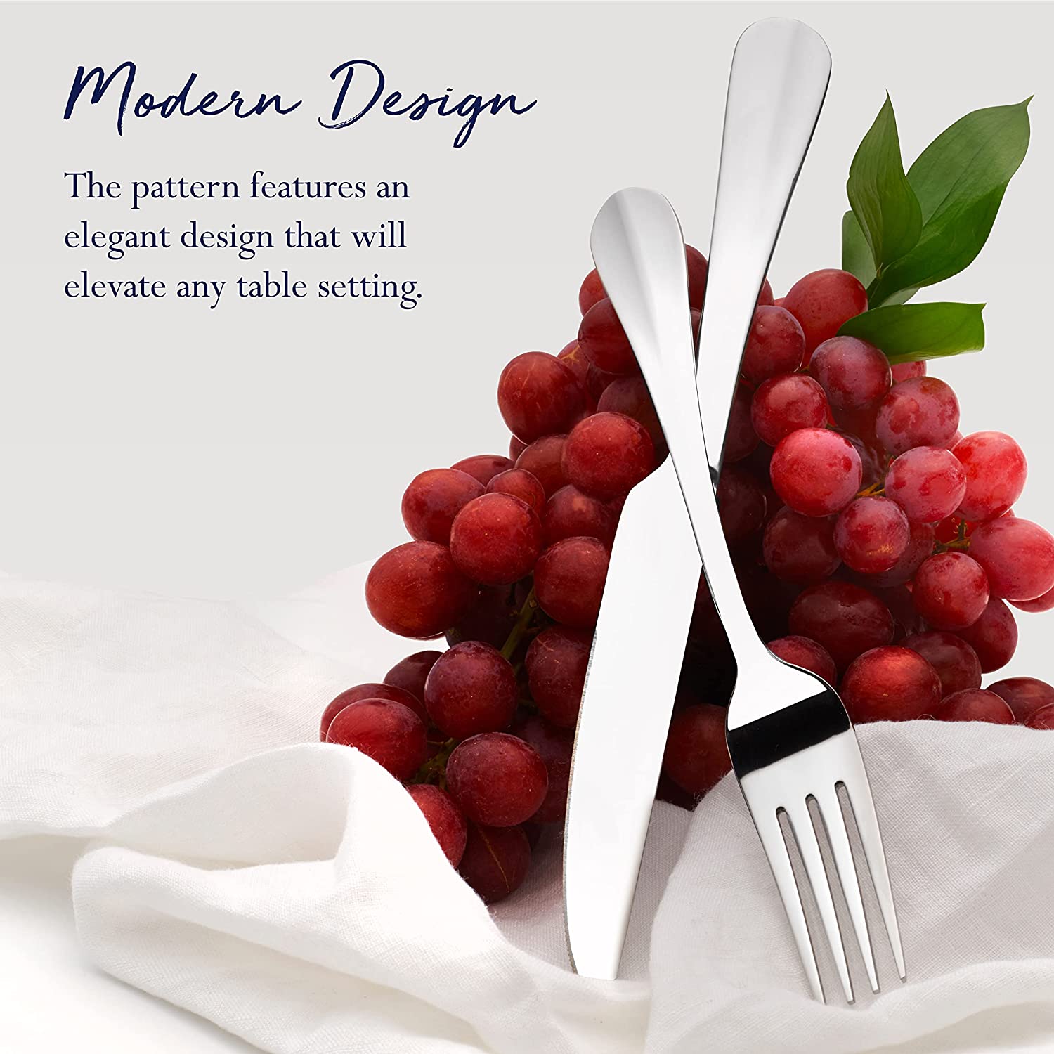 Pfaltzgraff Everyday Simplicity 53 Piece Stainless Steel Flatware