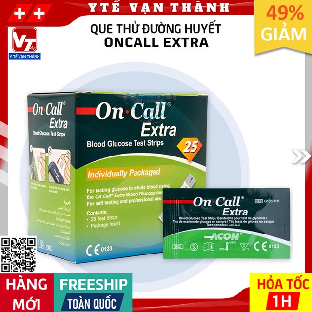 ✅ que thử đường huyết on-call extra | oncall | date xa -vt1093 - y tế vạn thành