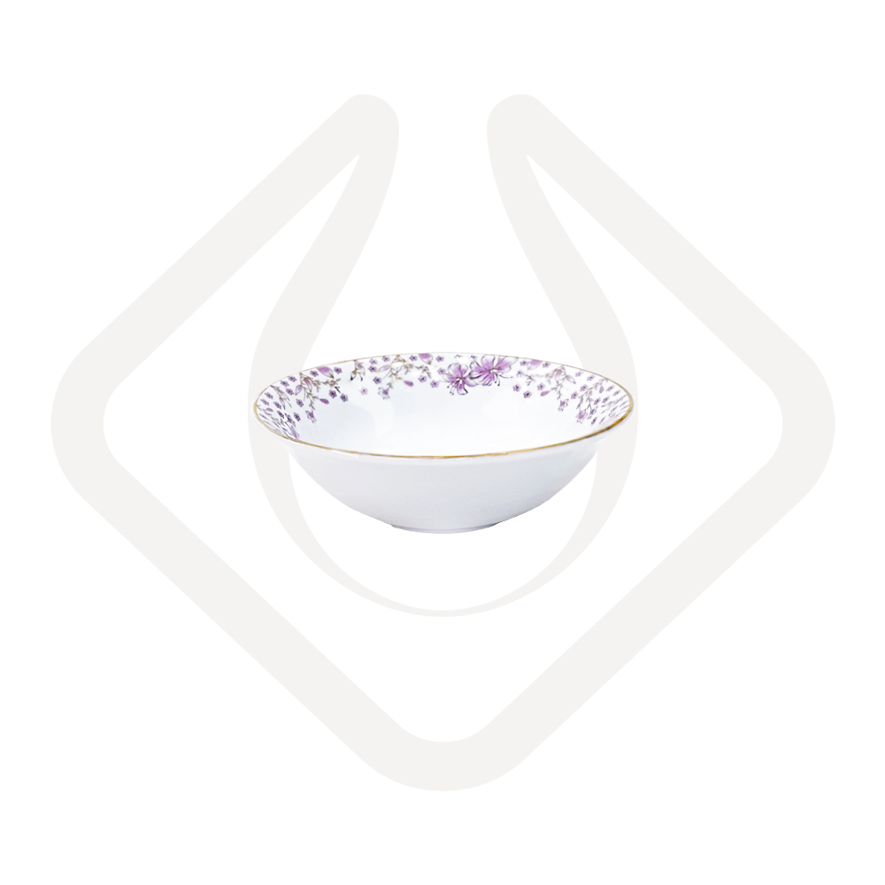 Tô choãng hoa 03 - Bát tô miệng loe đựng canh, súp, tô ăn mì , tô sứ trang trí đồ ăn đẹp mắt sứ Long Phương