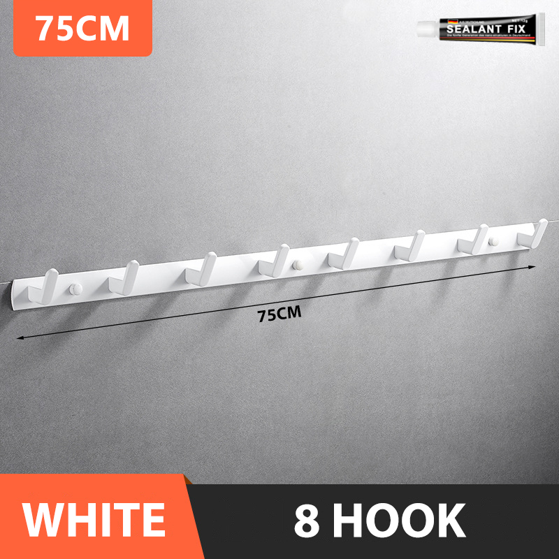 No Drill Wall Hook Door Hooks Clothes Hangers Hanging for Kitchen