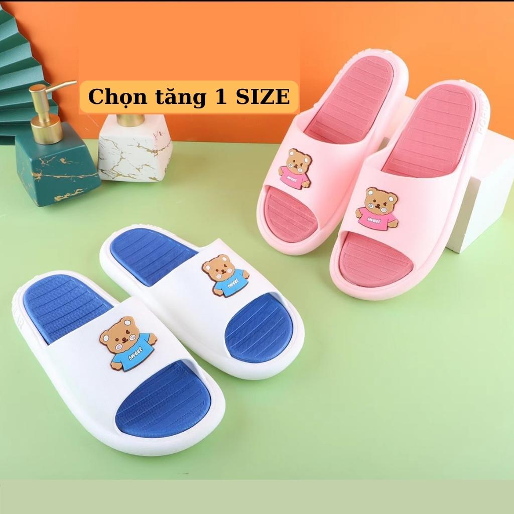 Dép quai ngang Ulzzang Gấu PoPuLar
