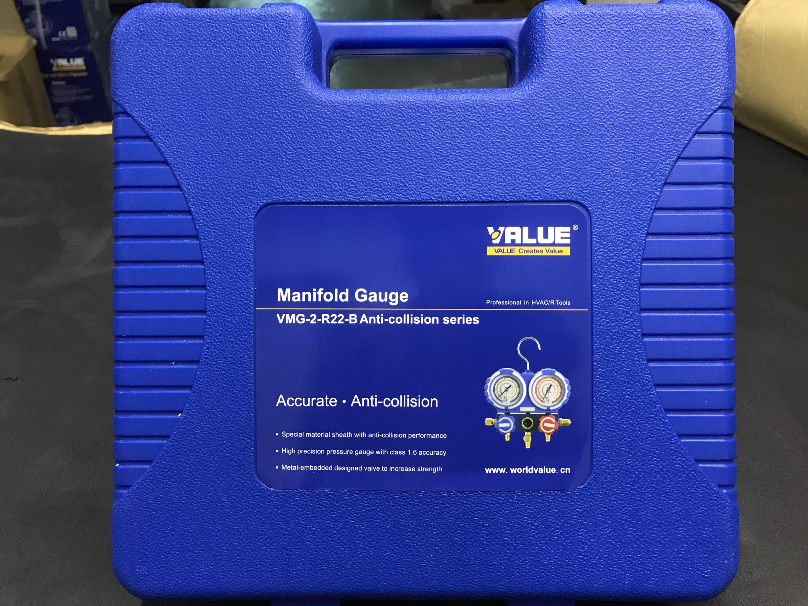 Đồng Hồ Gas Đôi VALUE Model VMG-2-R22-B (Có Dây)