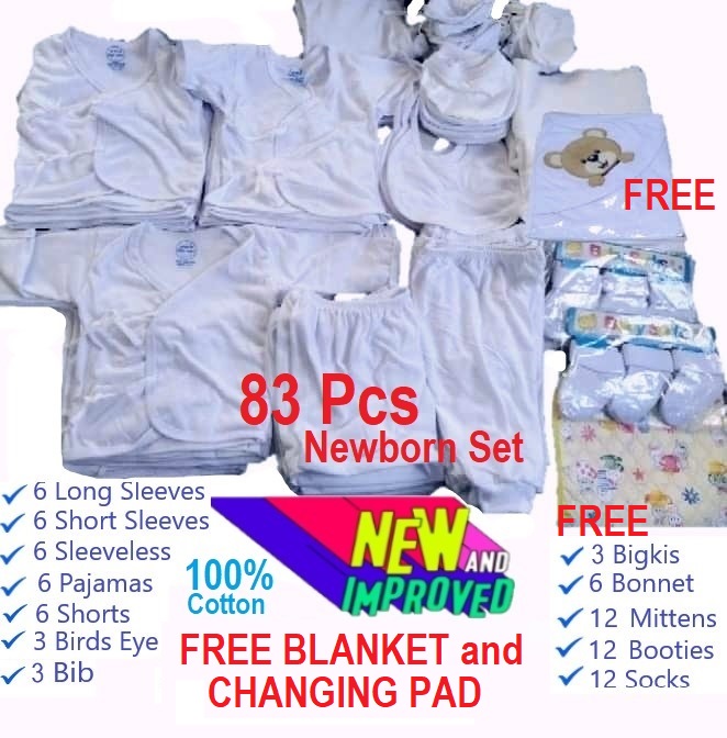 83,55,32pcs All Cotton 100 Newborn Baby Clothes Set High Quality With