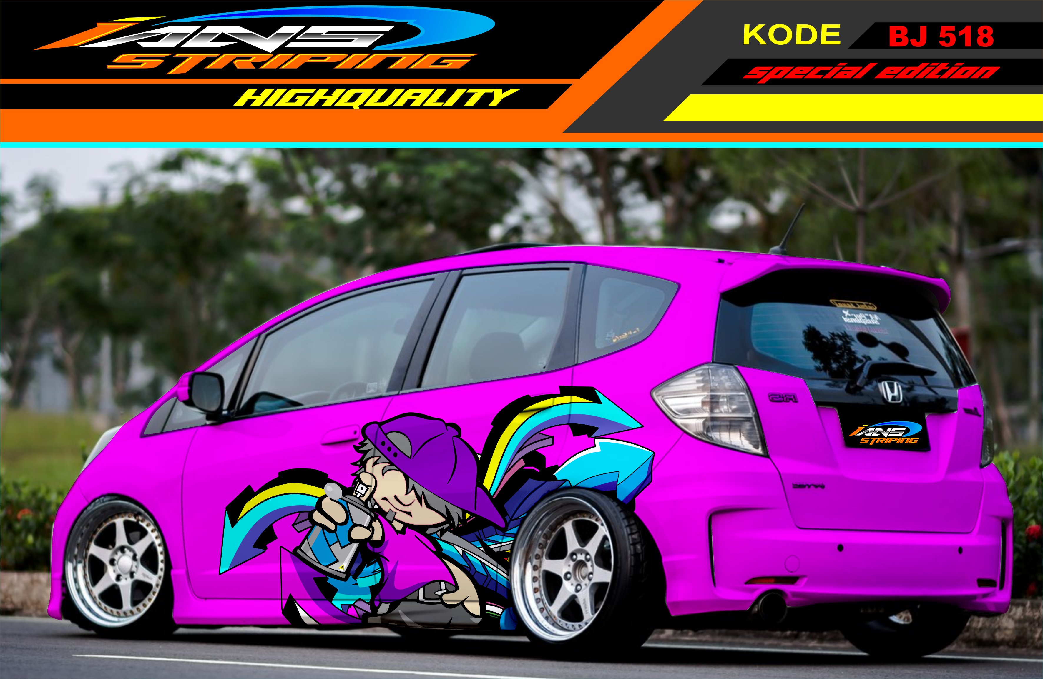 STICKER MOBIL BRIO SWIFT / STIKER MOBIL / DECAL STICKER MOBIL / STIKER ...