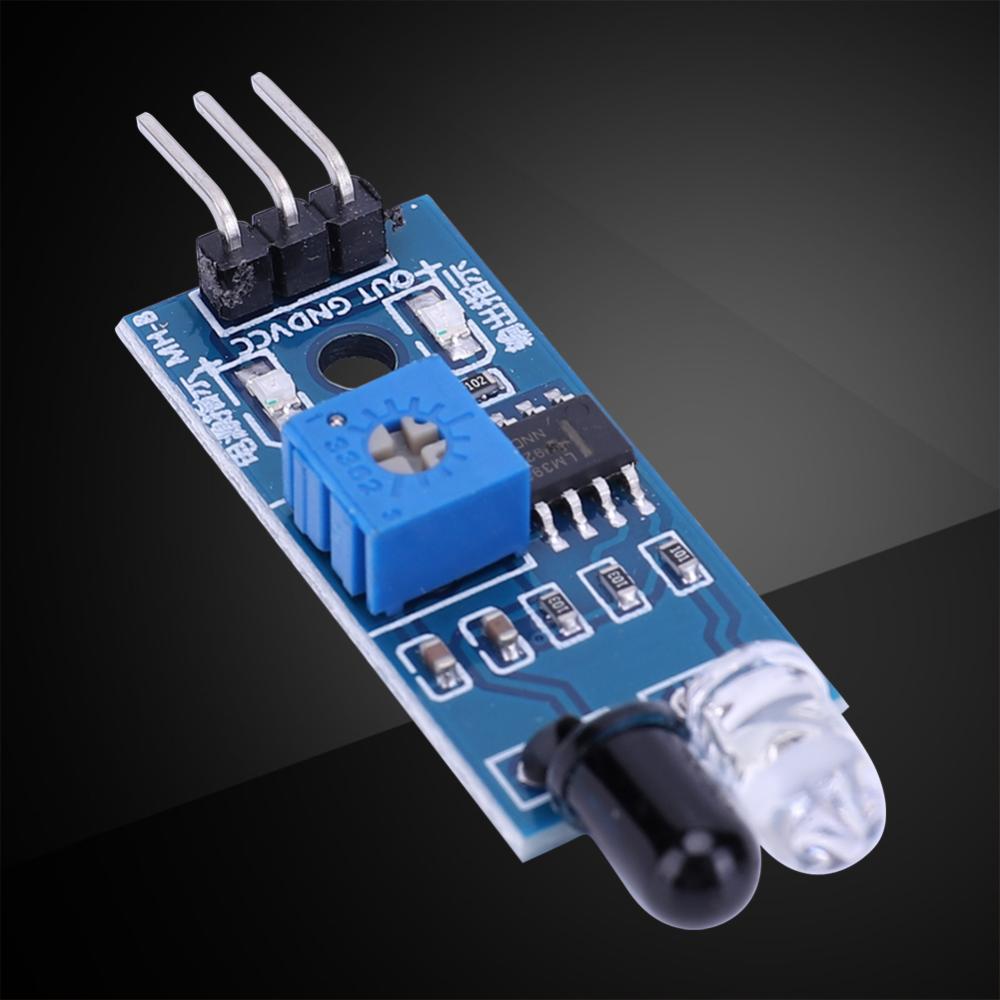 Obstacle Avoidance Sensor Module 3 Pin Reflective Photoelectric Sensor Infrared Distance Sensor for Car Robot