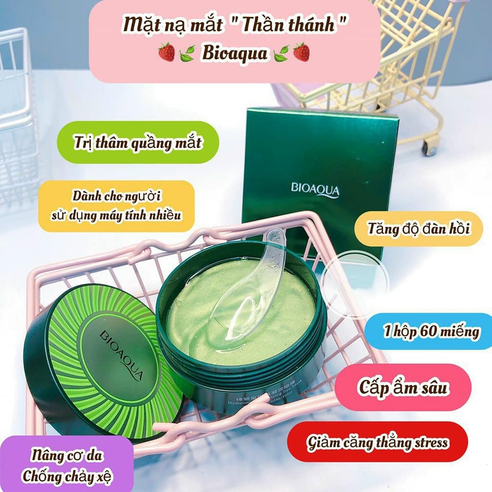 MẶT NẠ MẮT BIOAQUA XANH