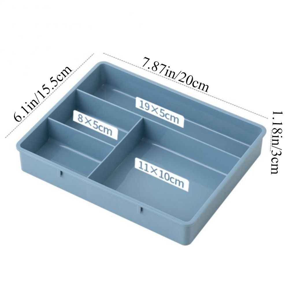 VITANG 1Pcs 4 Grids Household Cosmetics Makeup Dustproof Dirt-proof Multi-cell Makeup Organizer Drawer Organizer Cosmetics Container Storage Box