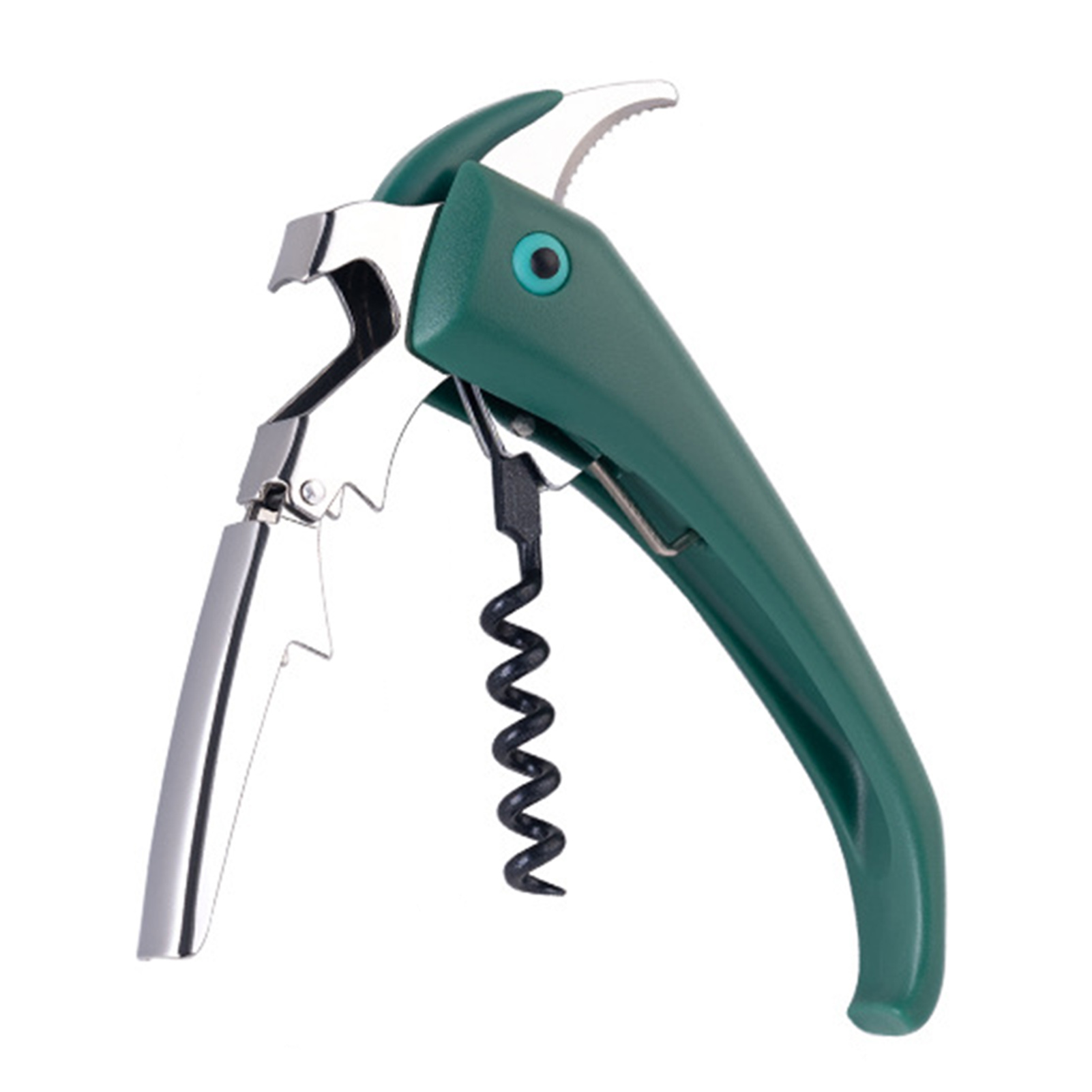 Stainless Steel Multifunctional Wine Corkscrew & Beer Bottle Opener Home Bar Kitchen Tool
_voghion.com
