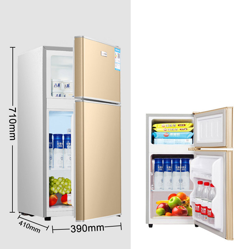 SADA Chigo household double-door mini small refrigerated and frozen large-capacity fresh-keeping dormitory rental refrigerator