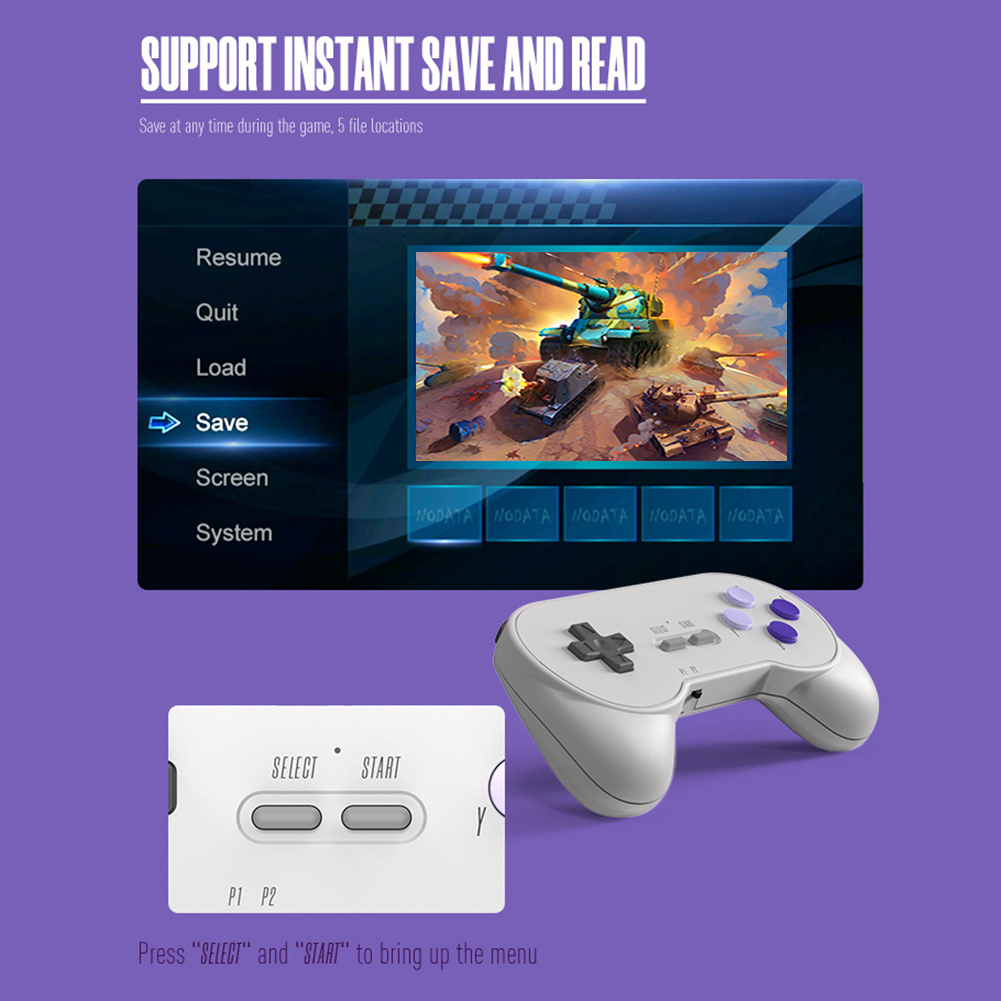 1/2PCS 2.4G Wireless Game Controller for DATA FROG SF2000 3.5” Retro ...
