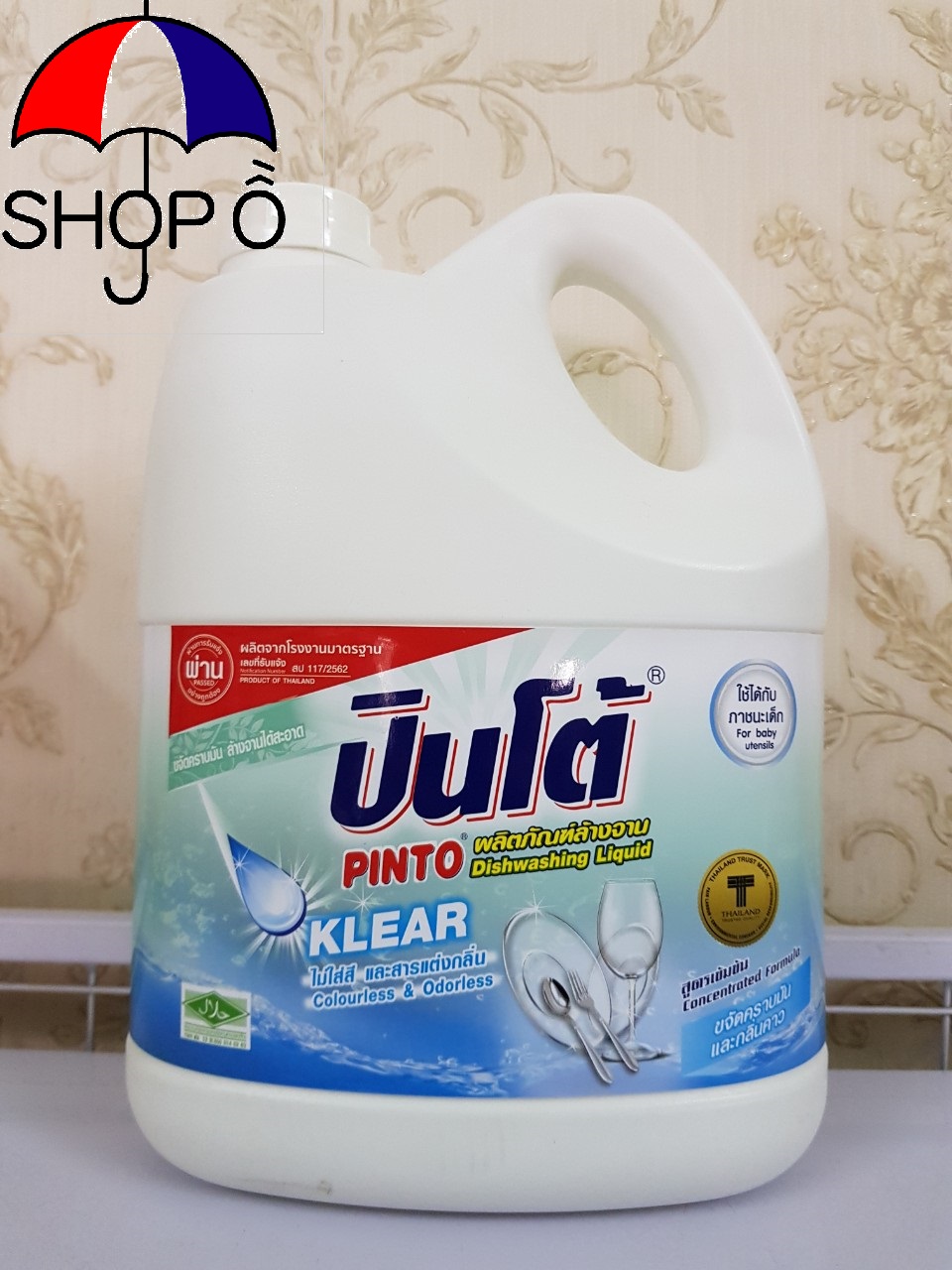 [HCM]Nước rửa chén Pinto Thái 3800ml