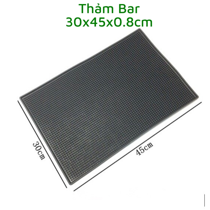 Thảm bar pha chế cao su - nhiều size - nhiều kích cỡ