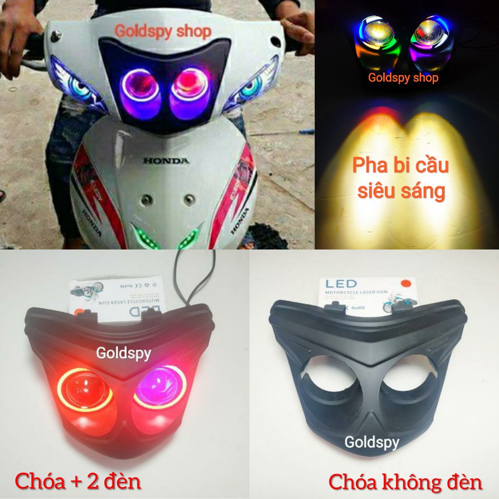 Pha đèn mắt cú Wave A , Ex150...