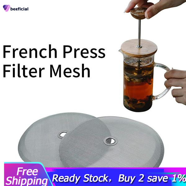 MYLB0P French Press Replacement Filter Screen Reusable Stainless Steel