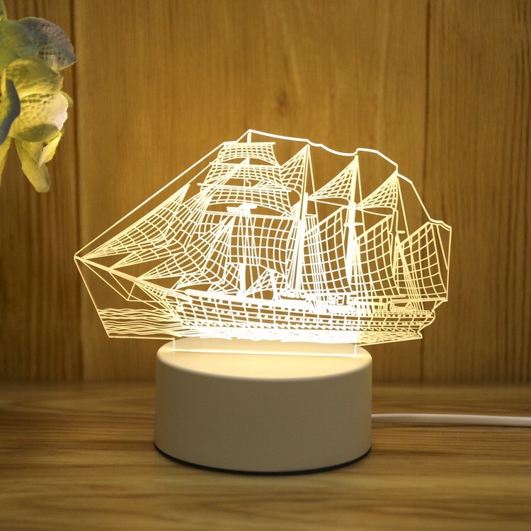 Đèn Ngủ LED 3D Nhiều Mẫu Siêu Xinh
