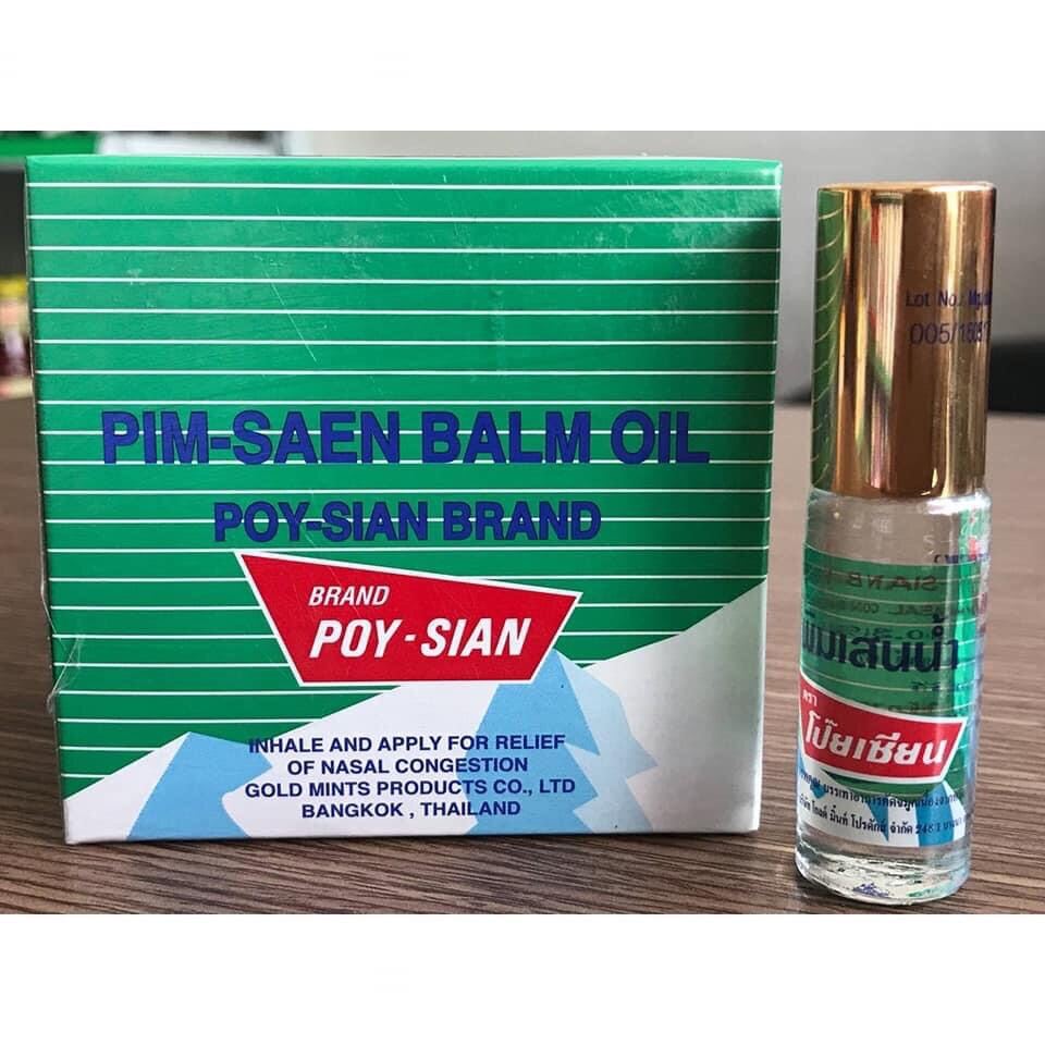 [HCM]Lốc Dầu Đầu Lăn Núi Thái Lan Poy Sian 5cc