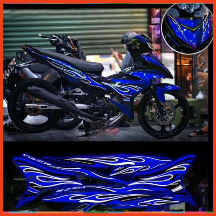 tem rời ex 150 lửa mới phối đủ màu xe