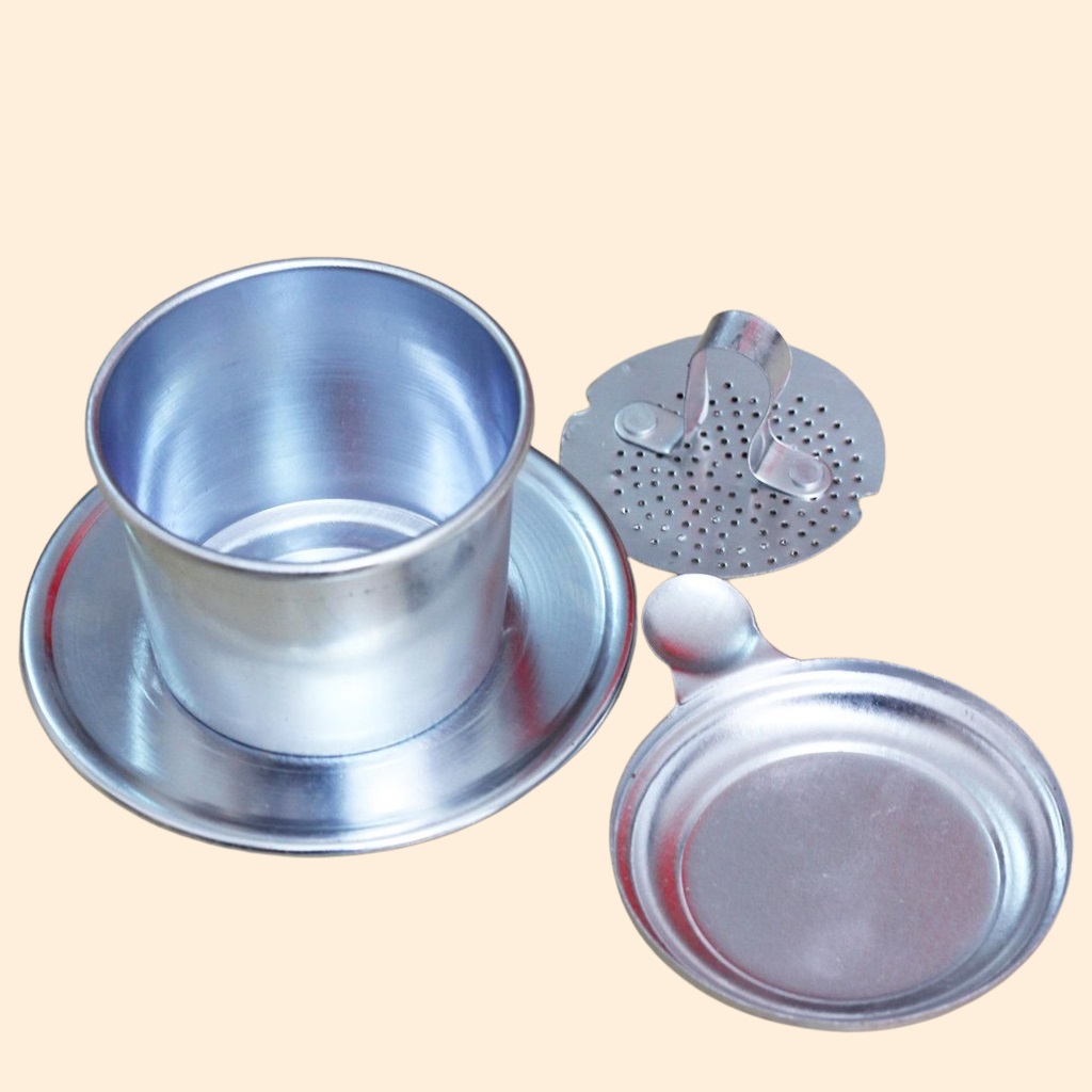 Bộ Phin Nhôm Phin Pha Cà Phê 7cm 7cm  Dùng pha 1 ly