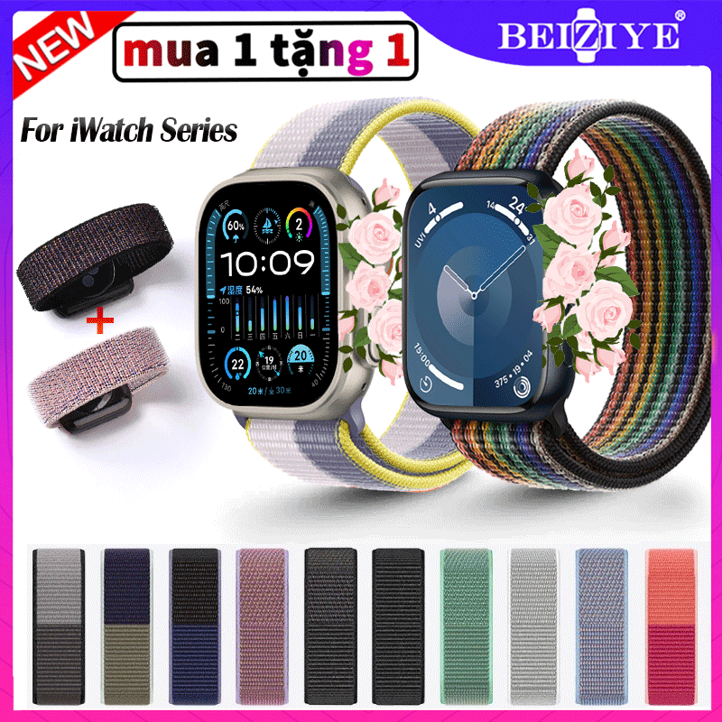 [Mua 1 tặng 1] Dây đeo thay thế dành cho Apple Watch Series 9 8 7 SE2 6 5 4 3 2 1 Dây cho Apple Watch Ultra 2 49mm 45mm 41mm 44mm 40mm 42mm 38mm
