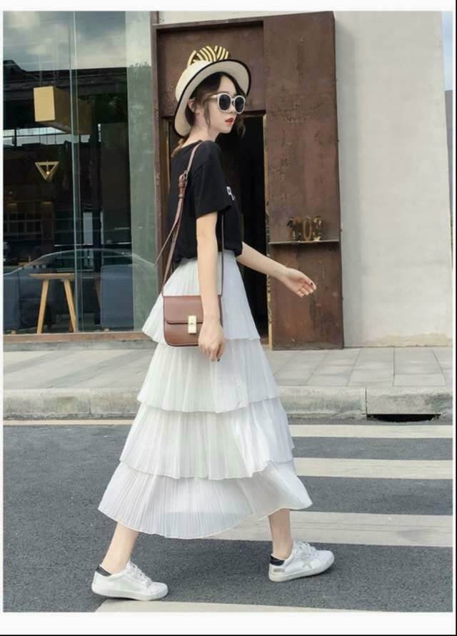 Chân váy xinh, chân váy xếp tầng