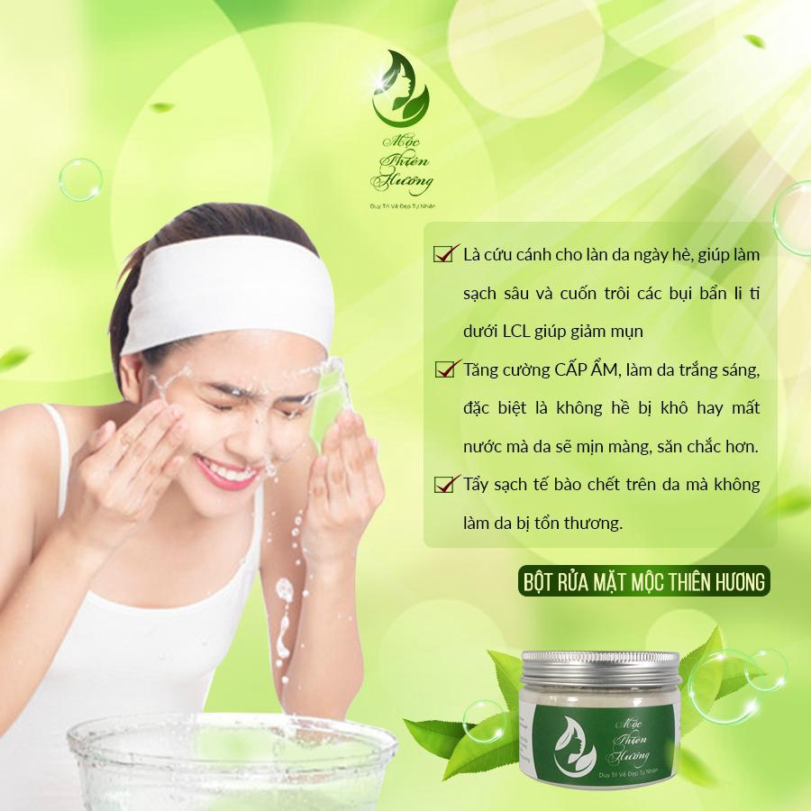 Bột Rửa Mặt Thảo Dược 100g - Mộc Thiên Hương