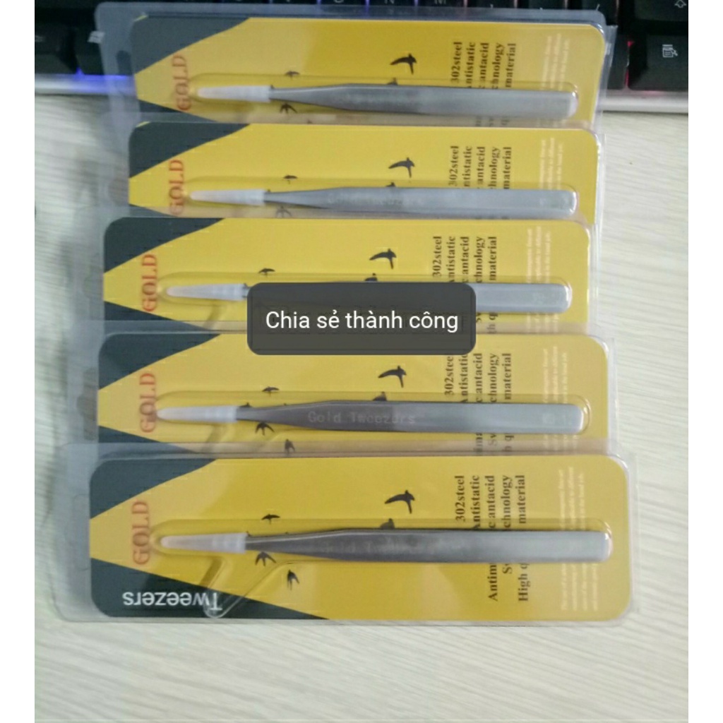 Nhíp Nhặt Lông Yến Gold Tweezers/Boss