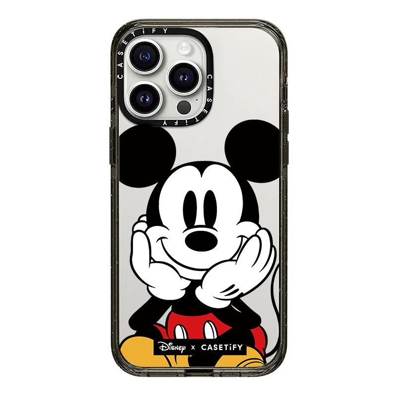 Casetify disney mickey hard case for iphone 15 14 plus 11 12 13 pro 15pro max impact clear acrylic casing cover