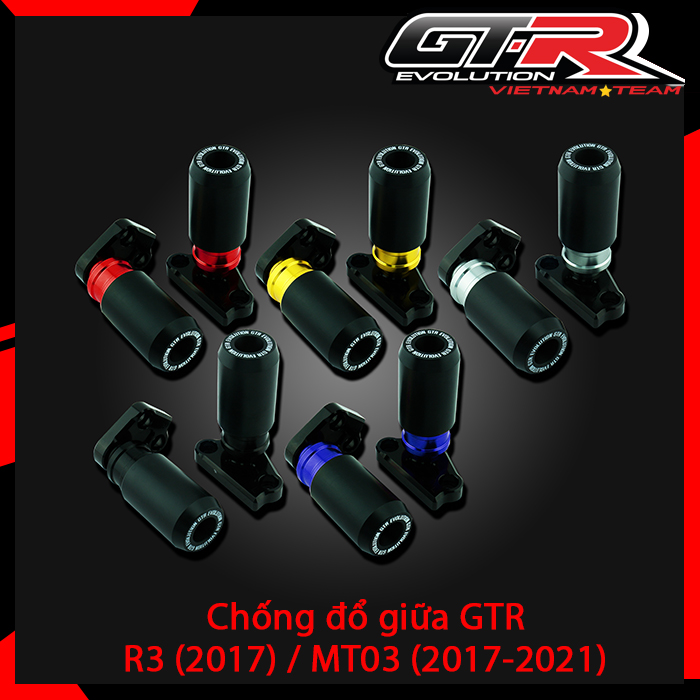 [Chính hãng] Chống đổ giữa GTR  R3 (2017) / MT03 (2017-2021)