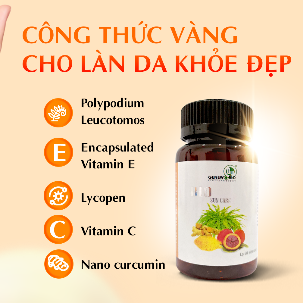 Viên uống chống nắng bio sun care