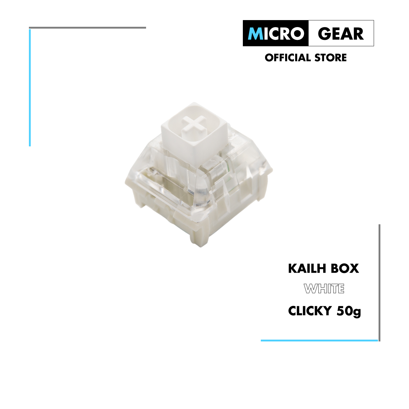 Gói Công tắc phím cơ - Kailh Box Switch (Red / Brown / White) - Pack 30/45/87/104
