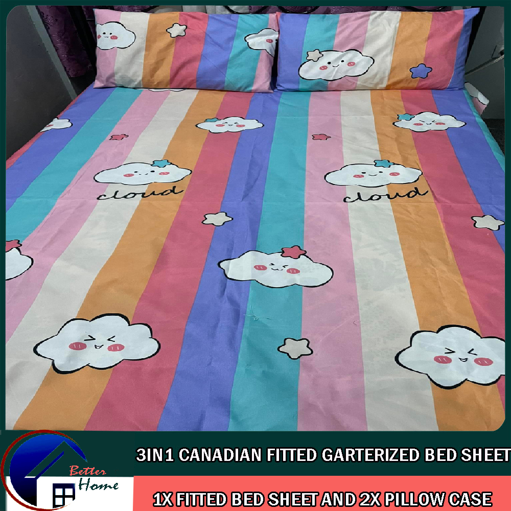 RFM BASICS PREMIUM CANADIAN BED SHEETS 3IN1 SET Lazada PH