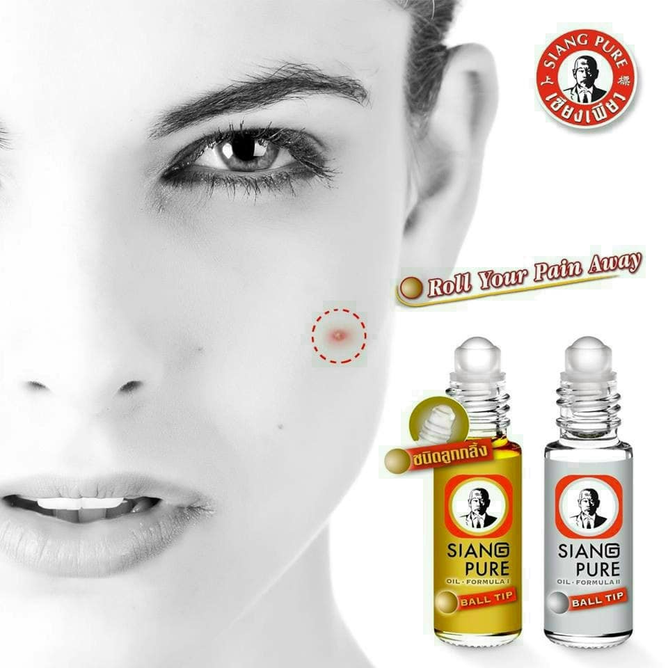 [HCM]DẦU GIÓ SIANG PURE DẠNG LĂN THÁI LAN