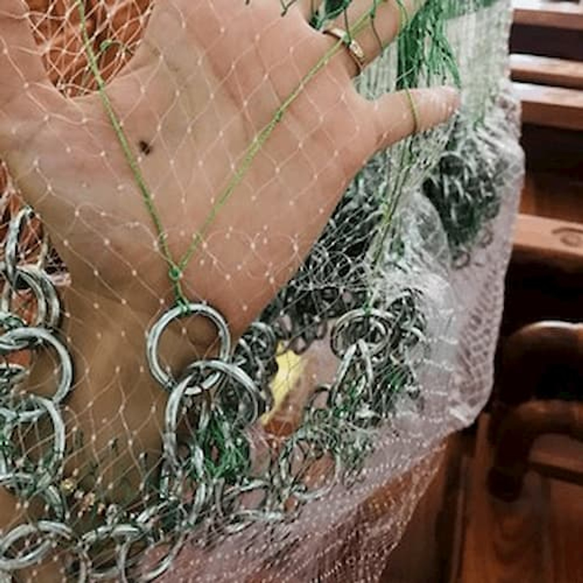 Chài cước xích bắt cá cao cấp bung 6m-8m (Đồ câu Ngọc Hải)
